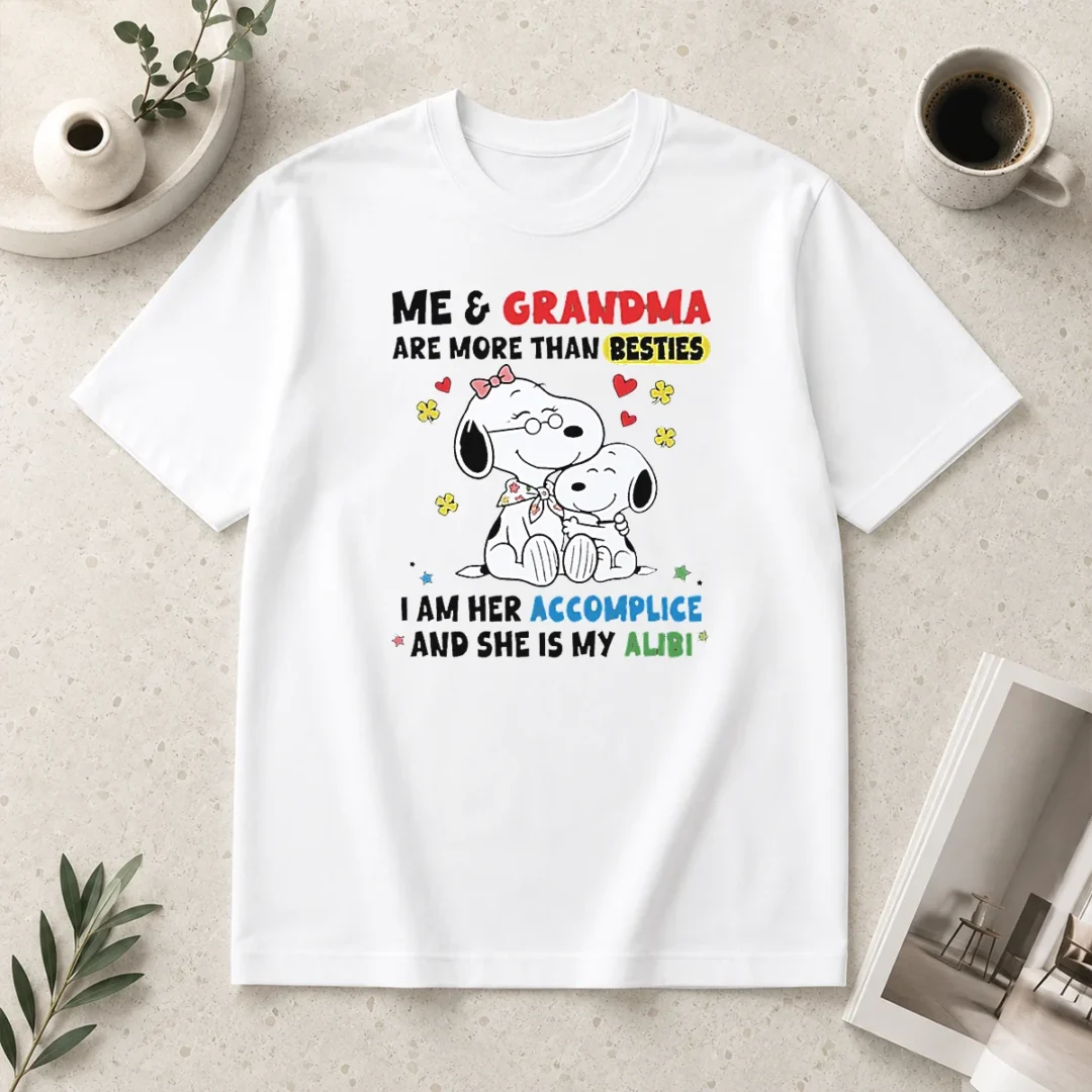 pretty-snoopy-grandma-me-and-are-more-than-besties-i-am-her-accomplice-she-is-my-alibi-t-shirt Pretty Snoopy Grandma Me And Are More Than Besties I Am Her Accomplice She Is My Alibi
