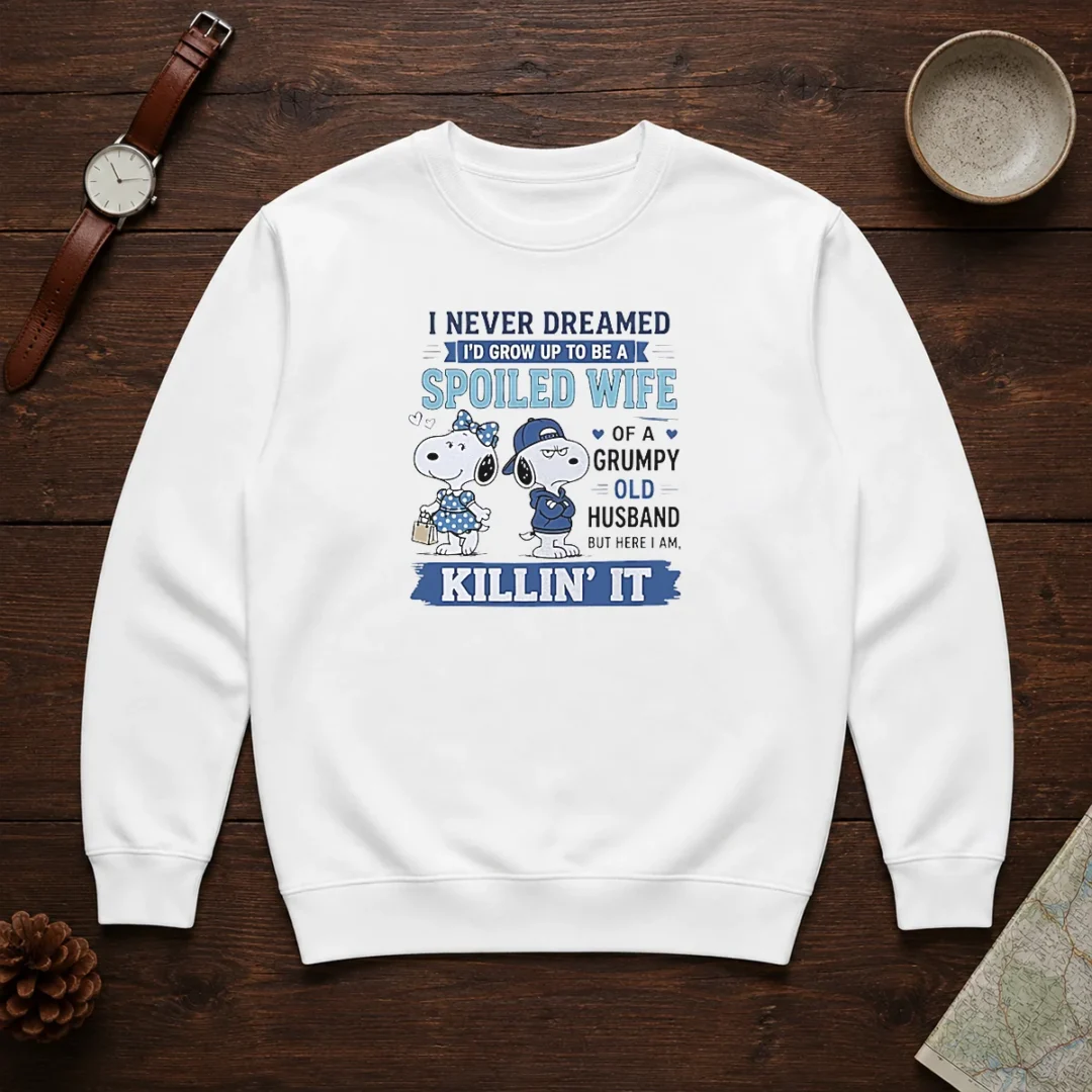 pretty-snoopy-spoiled-wife-of-a-grumpy-old-husband-killin-it-sweater Pretty Snoopy Spoiled Wife Of A Grumpy Old Husband Killin It Sweater