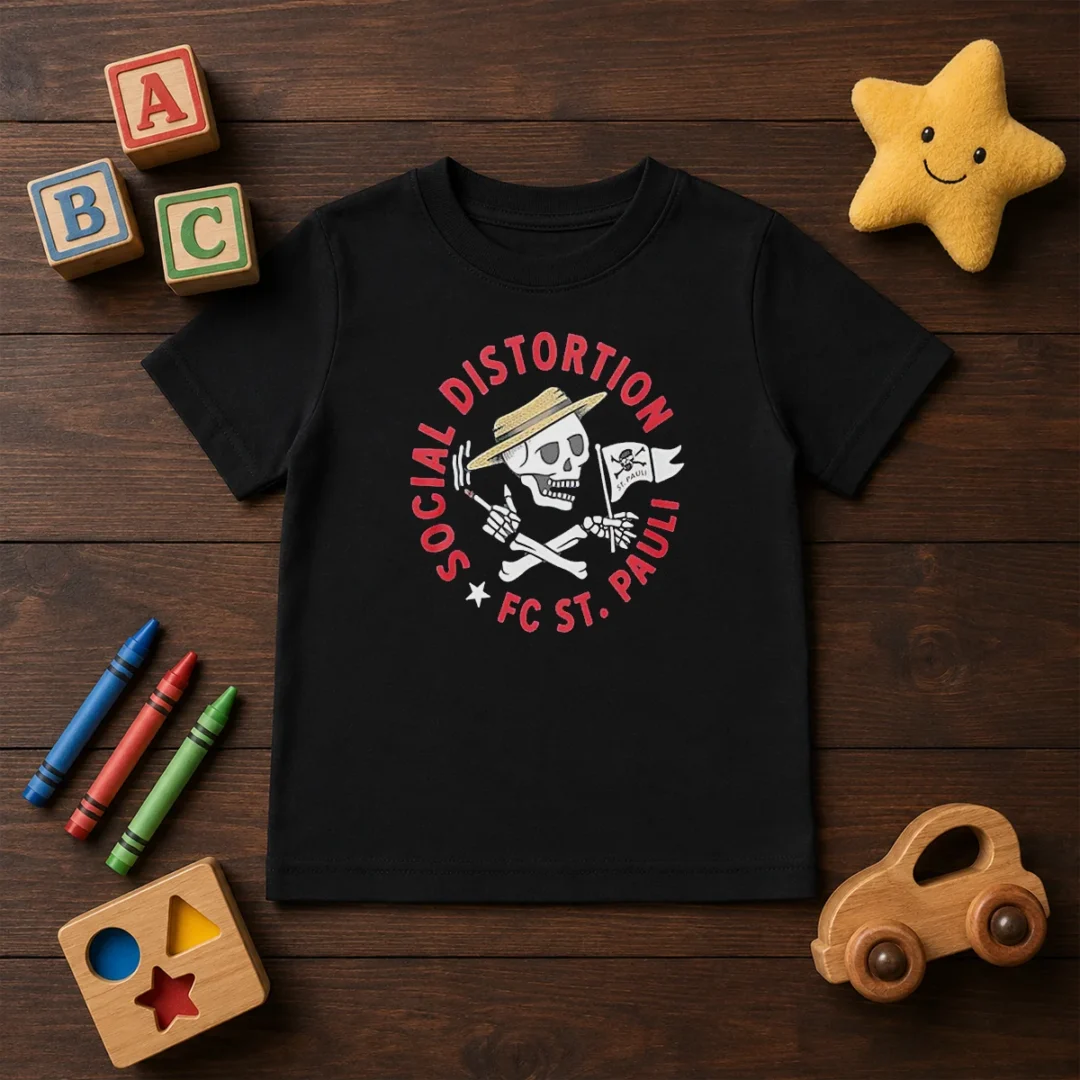 pretty-social-distortion-fc-st-pauli-skull-with-straw-hat-and-flag-kids-t-shirt Pretty Social Distortion FC St Pauli Skull With Straw Hat And Flag Kids T-Shirt