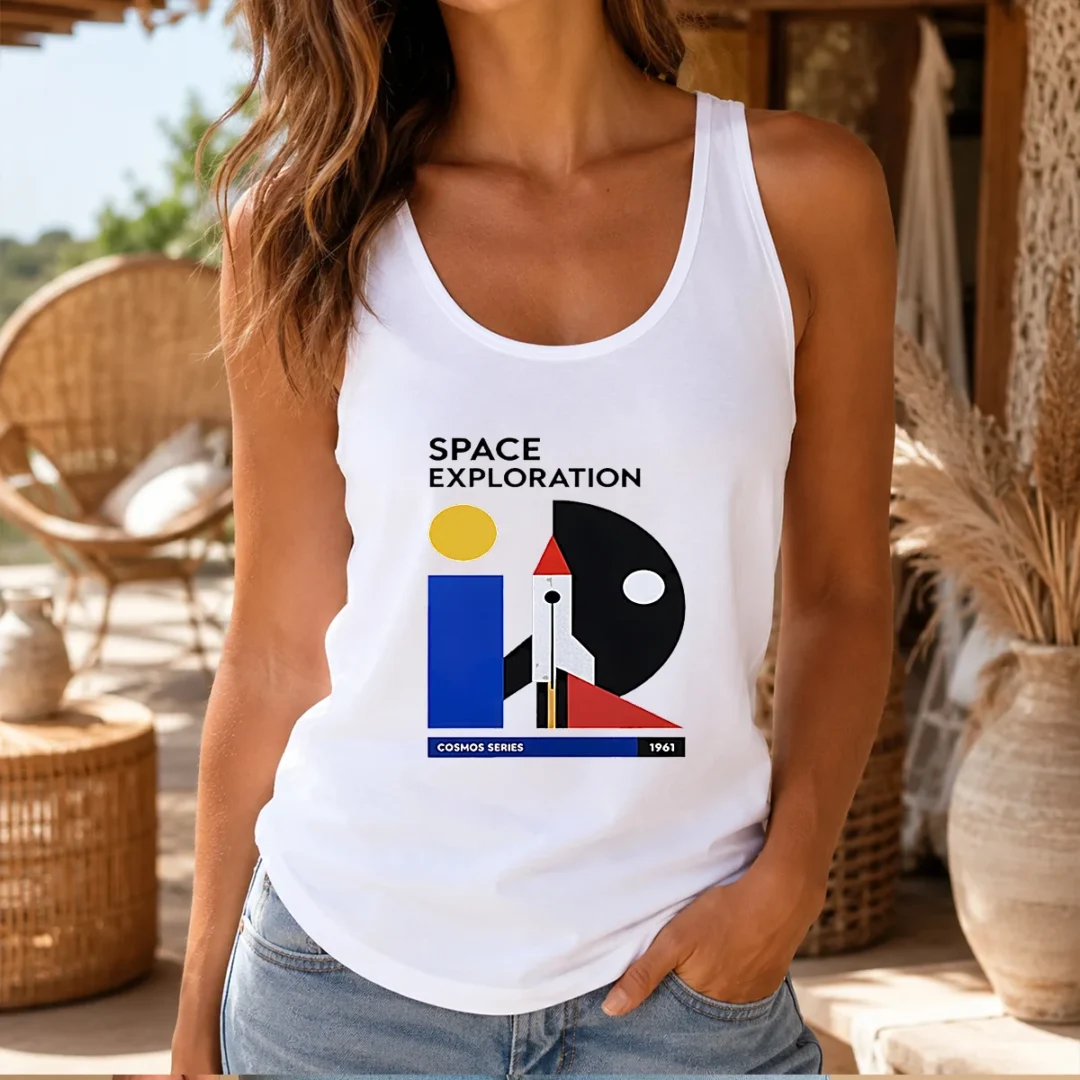 pretty-space-exploration-cosmos-series-1961-retro-poster-tank-top Pretty Space Exploration Cosmos Series 1961 Retro Poster Tank Top