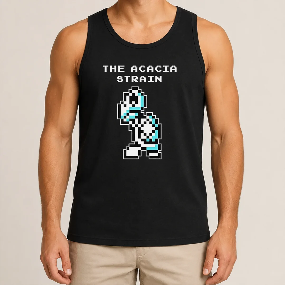 Pretty The Acacia Strain 8 Bit Pixel Art Robot Tank Top Pretty The Acacia Strain 8 Bit Pixel Art Robot Tank Top
