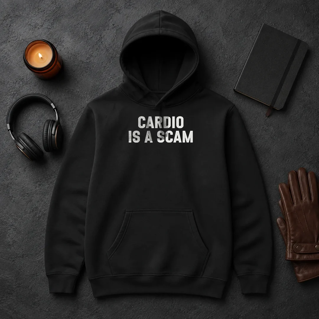 Pretty Top Cardio Is A Scam Hoodie Pretty Top Cardio Is A Scam Hoodie