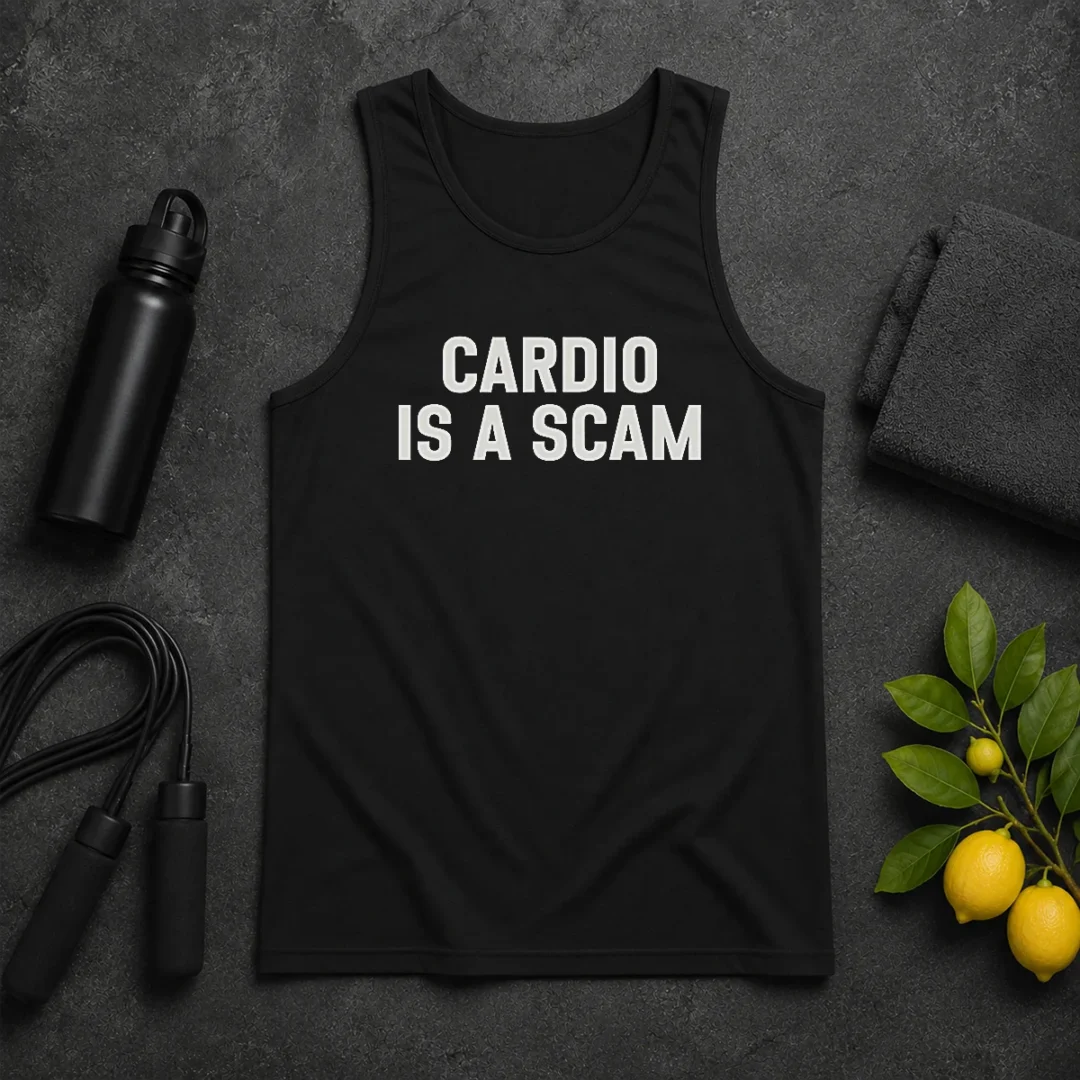 Pretty Top Cardio Is A Scam Tank Top Pretty Top Cardio Is A Scam Tank Top
