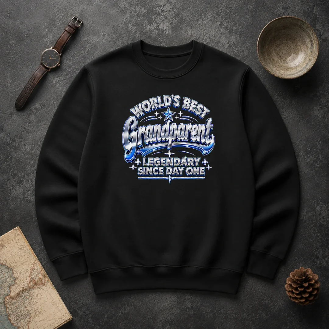 Pretty Top Grandparents Day Legendary Since Day One Y2K Sweater Pretty Top Grandparents Day Legendary Since Day One Y2K Sweater