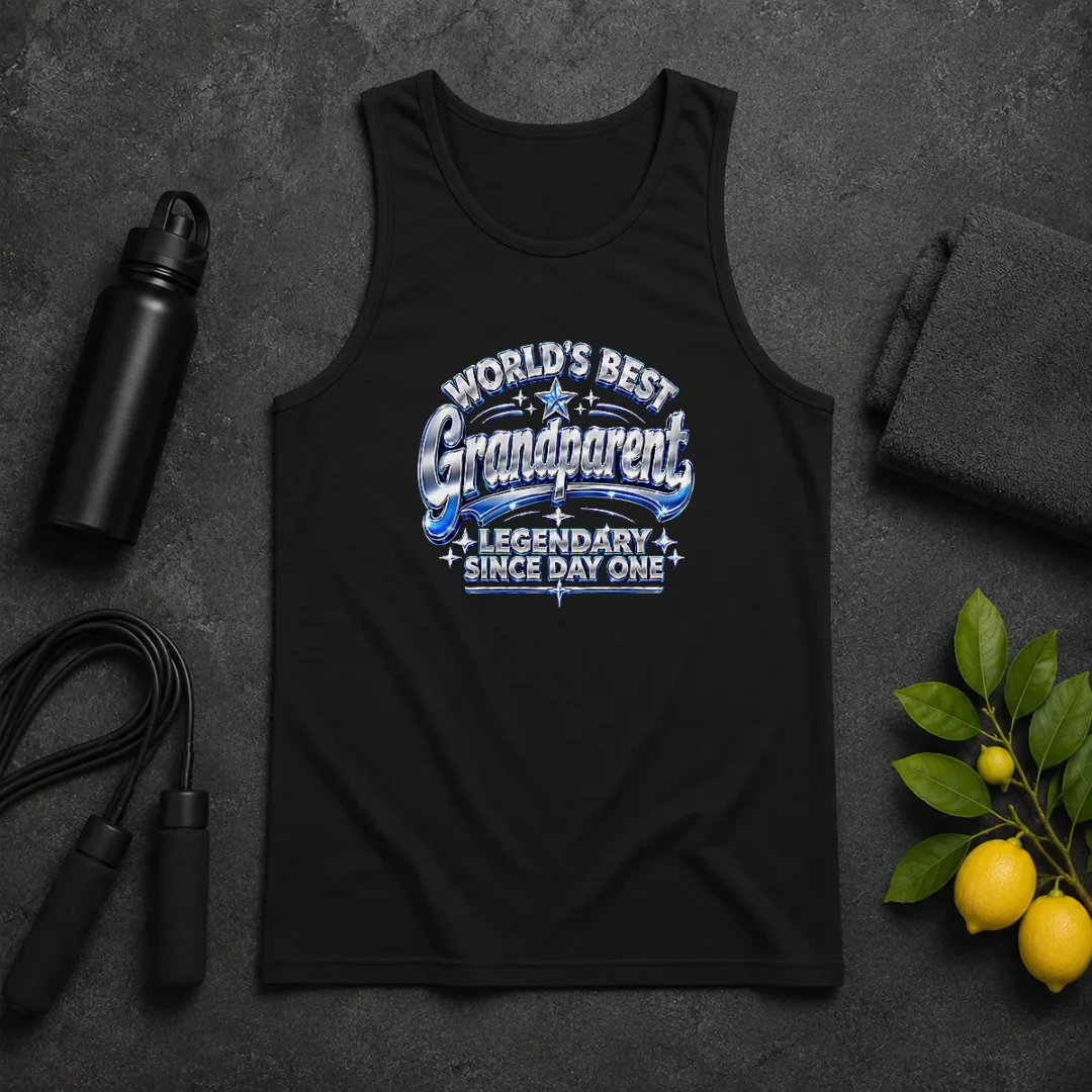 Pretty Top Grandparents Day Legendary Since Day One Y2K Tank Top Pretty Top Grandparents Day Legendary Since Day One Y2K Tank Top