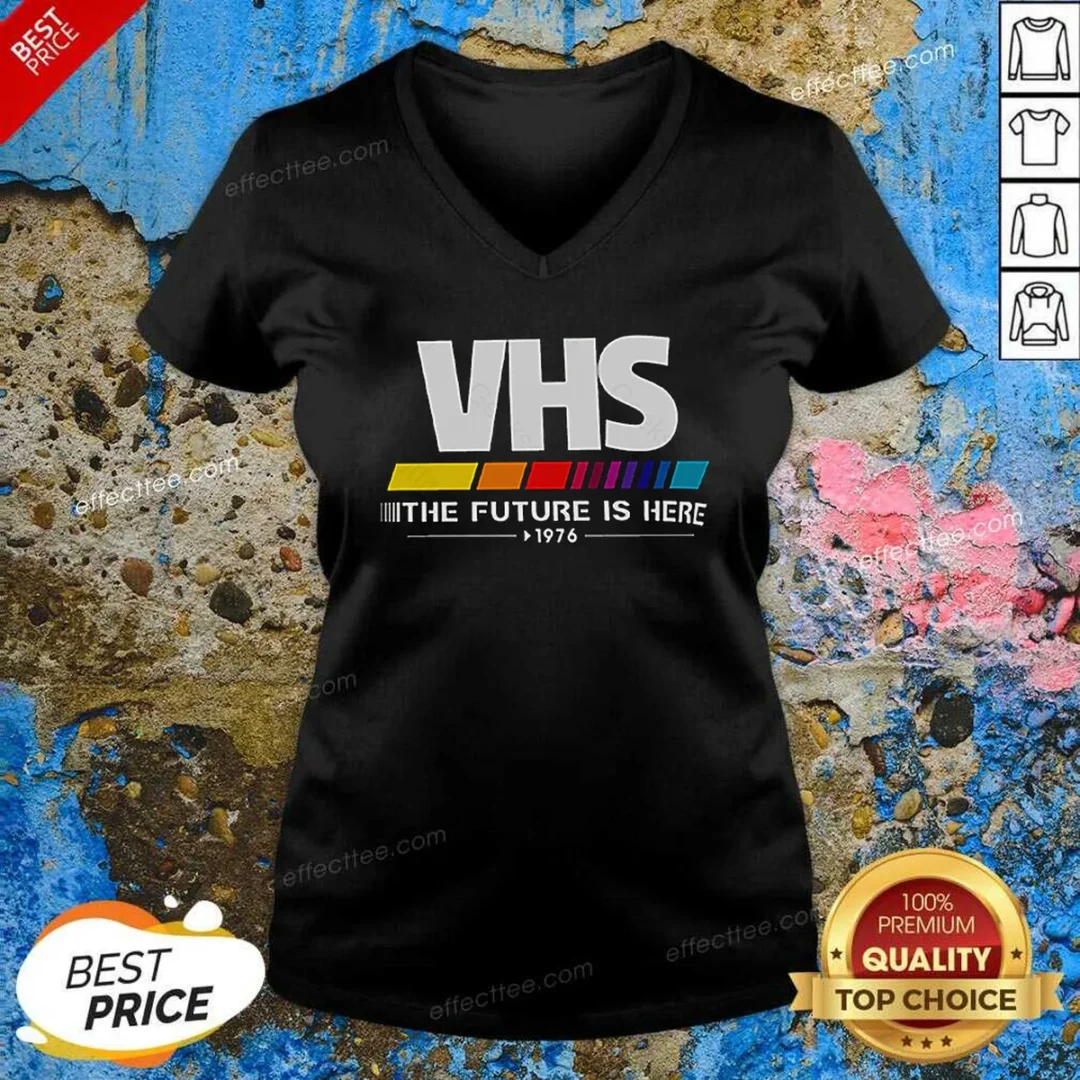 pretty-top-vhs-the-future-is-here-v-neck-shirt-v-neck-optimized Pretty Top VHS The Future Is Here V-Neck Shirt