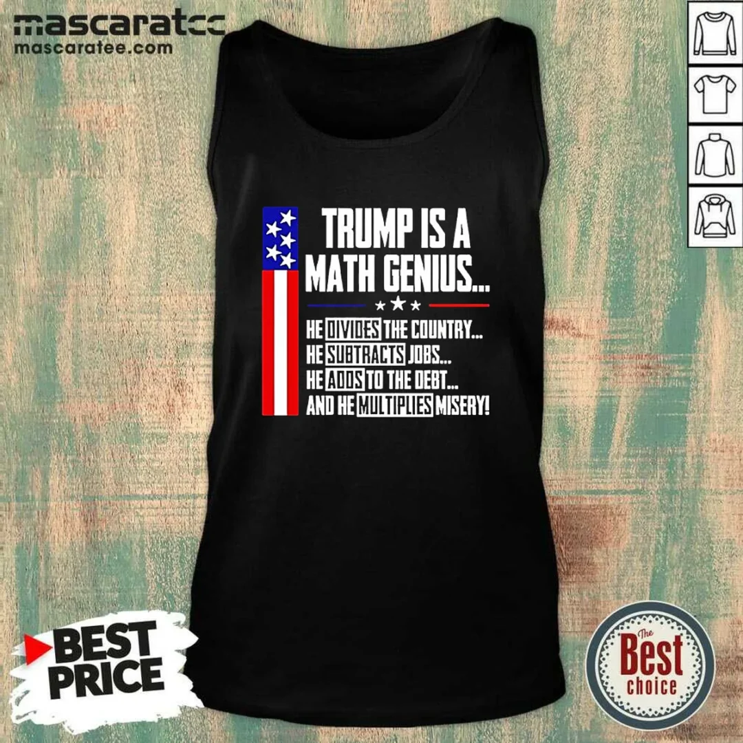 pretty-trump-is-a-math-genius-tank-top Pretty Trump Is A Math Genius Tank Top