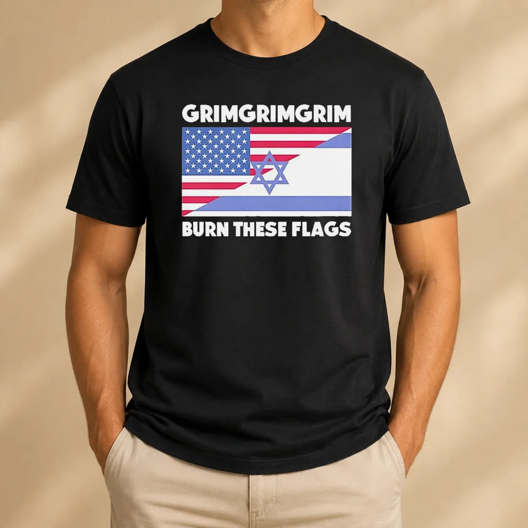 pretty-united-states-israel-flag-grimgrimgrim-burn-these-flags-t-shirt Pretty United States Israel Flag Grimgrimgrim Burn These Flags