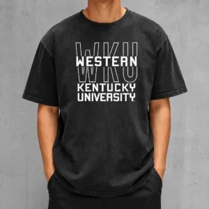 Good Western Kentucky University WKU Hilltoppers Name Washed T-Shirt