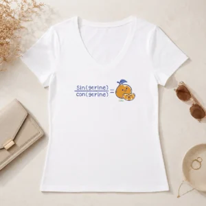 Premium Sin Con Tan Gerine V-Neck Shirt
