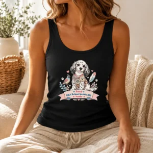 Top OHCA National Specialty 2026 Kawaii Hunting Dog Pride Tank Top