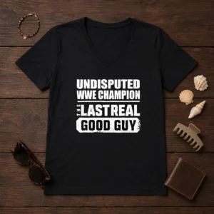 Official Undisputed WWE Champion The Last Real Good Guy Cody Rhodes V-Neck Shirt