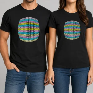 Pretty Microdosing Is For Pussies t shirt in black, featuring bold white text on front