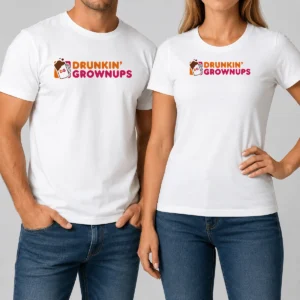 Premium Funny Drunkin Grownups DG Mug Logo Parody