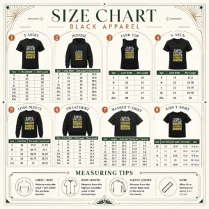 Size chart for Original Places I Won'T Be Going Today The Extra Mile Above And Beyond Outta My Way with measurements in inches and cm