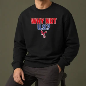 Pretty United States Men National Soccer Team USMNT Why Not US Soccer Ball Eagle Sweater