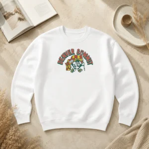 Pretty Denver Summit Mascot Soccer Ball Character Sweater