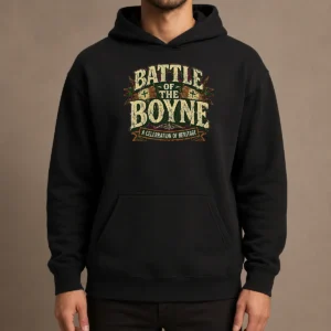 Nice Battle Of The Boyne Heritage Celebration Retro Distressed Hoodie