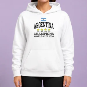 Hot Argentina Champions FIFA World Cup 2026 Hoodie