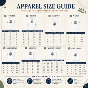Size chart for Nice Hot Labour Day Pride Typography For Hardworking Builders with measurements in inches and cm