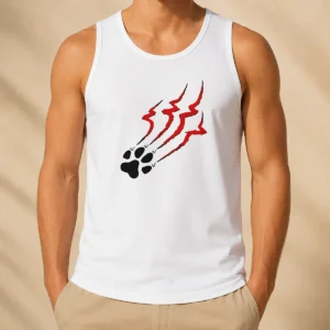 Hot Stripe Tiger Claw Scratch Tank Top