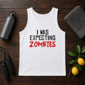 Original I Was Expecting Zombies Tank Top