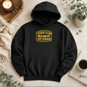 Premium Hot Strip Club Veteran Logo Hoodie