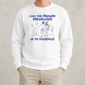 Official Hot I Am The Primary Breadloser Of My Household Rat Sweater