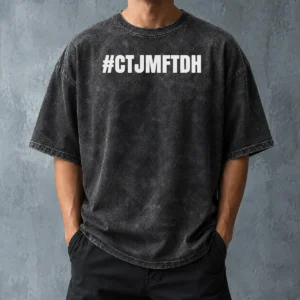 Good Awesome Tiakola #Ctjmftdh French Rap Fan Washed T-Shirt