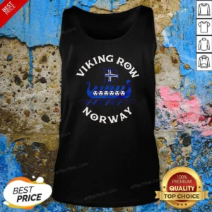 Awesome Viking Row Norway Soccer Viking Ship Rowing Tank Top