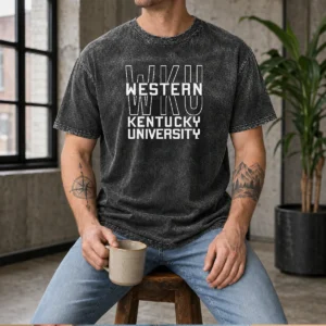 Top Western Kentucky University WKU Hilltoppers Name Washed T-Shirt