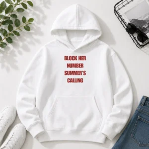 Premium Block Her Number Summer'S Calling Summer Vibes Hoodie