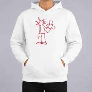 Awesome Statue Of Liberty New York City Sketch Art Doodle Minimal Line Drawing Hoodie