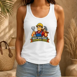 Nice Original Labor Day Pride Pixel Worker Tee Tank Top