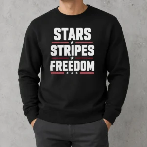 Official Stars Stripes Freedom Fourth Of July Patriotic American Independence Day Sweater