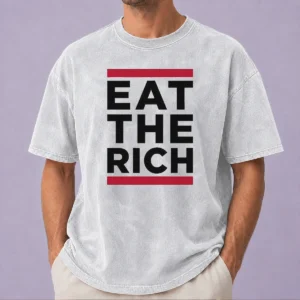 Original Good Shawn Fain Eat The Rich Washed T-Shirt