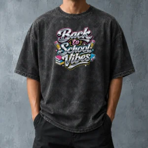 Good Back To School Vibes Y2K Washed T-Shirt