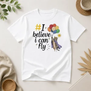 Funny I Believe I Can Fly Cat Balloons