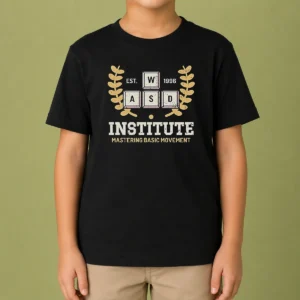 Original WASD Institute Est 1996 Mastering Basic Movement Kids T-Shirt