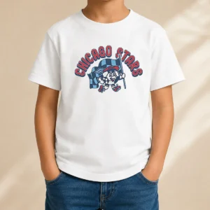 Pretty Good Kid'S Chicago Stars FC Soccer Player Blue Kids T-Shirt