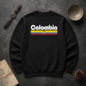 Nice Colombia Flag Colombian Pride South America Sweater