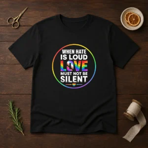 Pretty When Hate Is Loud Love Must Not Be Silent Pride Month