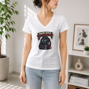 Good Back To School Squad Goals Streetwear V-Neck Shirt