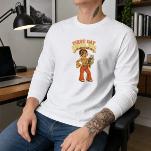 Nice First Day Survival Teacher Vintage Long Sleeve Shirt