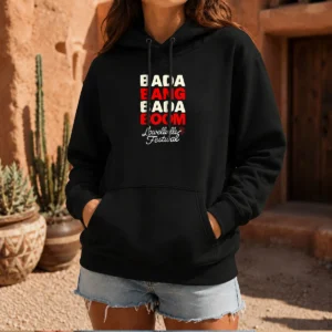 Funny Lowellville Festival Bada Bang Bada Boom Hoodie