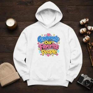 Nice Grandparents Day Love Cartoon Hoodie