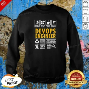 Pretty Devops Engineer Humorous Infographic Icons Knower Of Everything Superhero Sweatshirt