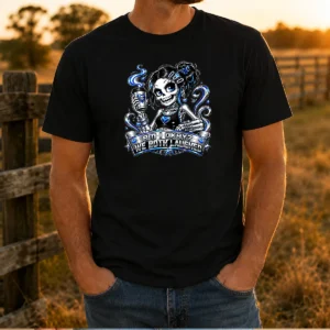 Funny Skeleton Girl Coffee Quote Y2K