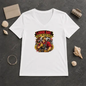 Official Labor Day Celebration Pride Worker V-Neck Shirt