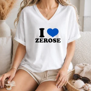 Hot I Love Zerose V-Neck Shirt